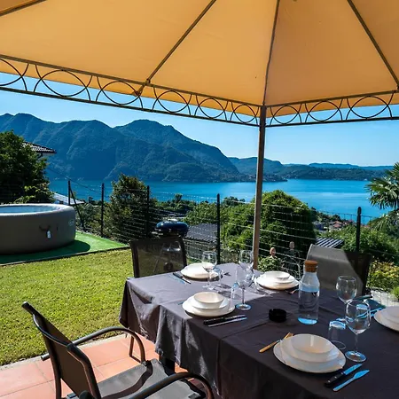 Casa 24 - Trilocale Con Vista Lago, Giardino E Idromassaggio Gonfiabile Appartement