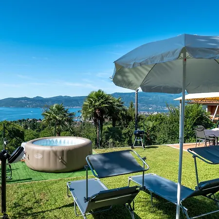 Casa 24 - Trilocale Con Vista Lago, Giardino E Idromassaggio Gonfiabile Appartement Arizzano