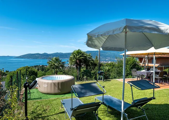 Casa 24 - Trilocale Con Vista Lago, Giardino E Idromassaggio Gonfiabile 아파트 Arizzano