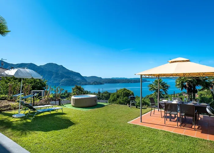 Casa 24 - Trilocale Con Vista Lago, Giardino E Idromassaggio Gonfiabile